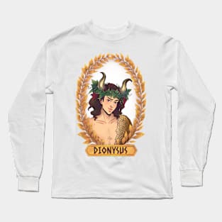 Dionysus Olympian God Greek Mythology Long Sleeve T-Shirt